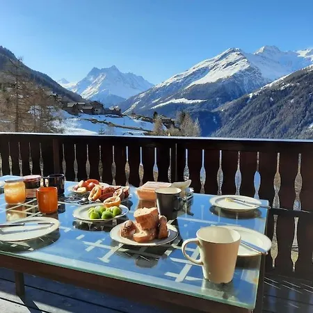 Pololo Avec Sauna, Val D'herens Шале Saint-Martin